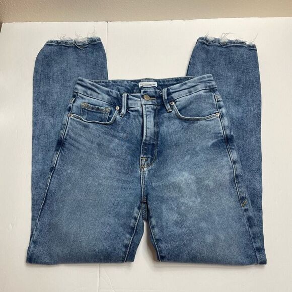 Good American Straight Leg Jeans Size 4/27 - Picture 11 of 11
